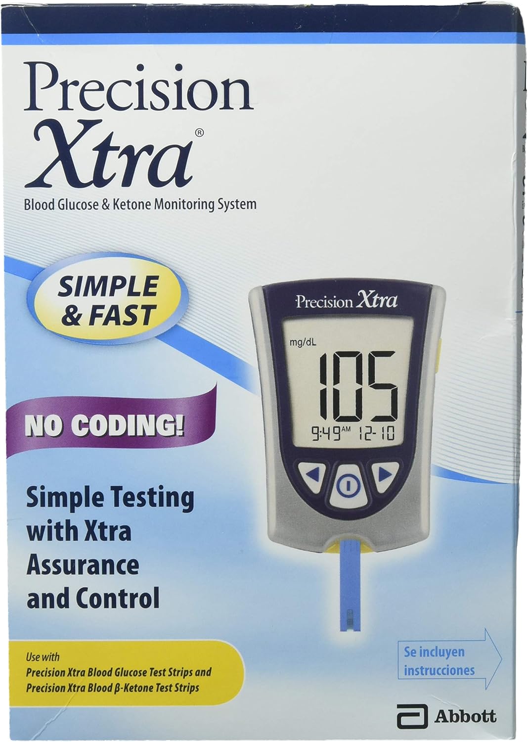 Abbott Precision Xtra blood glucose and ketone monitoring system