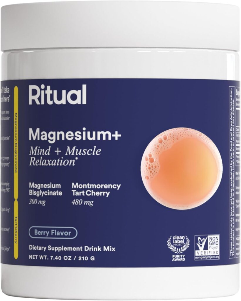 Ritual Magnesium+ powder supplement for sleep and recovery