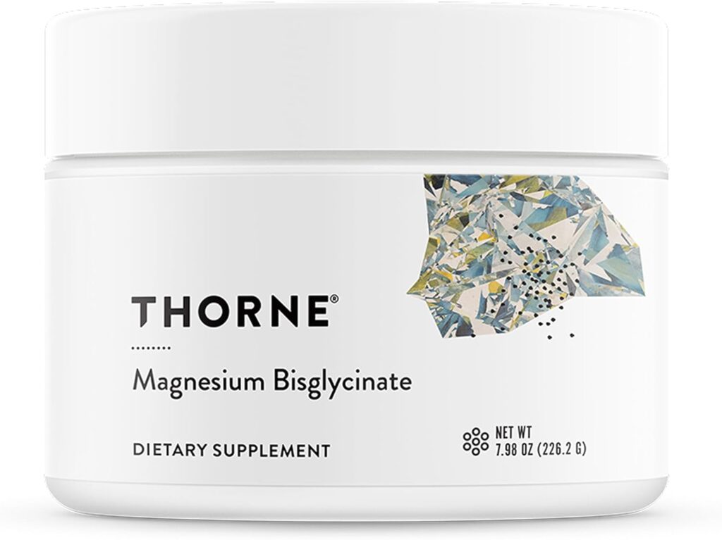 Thorne Magnesium Bisglycinate powder supplement for sleep and recovery