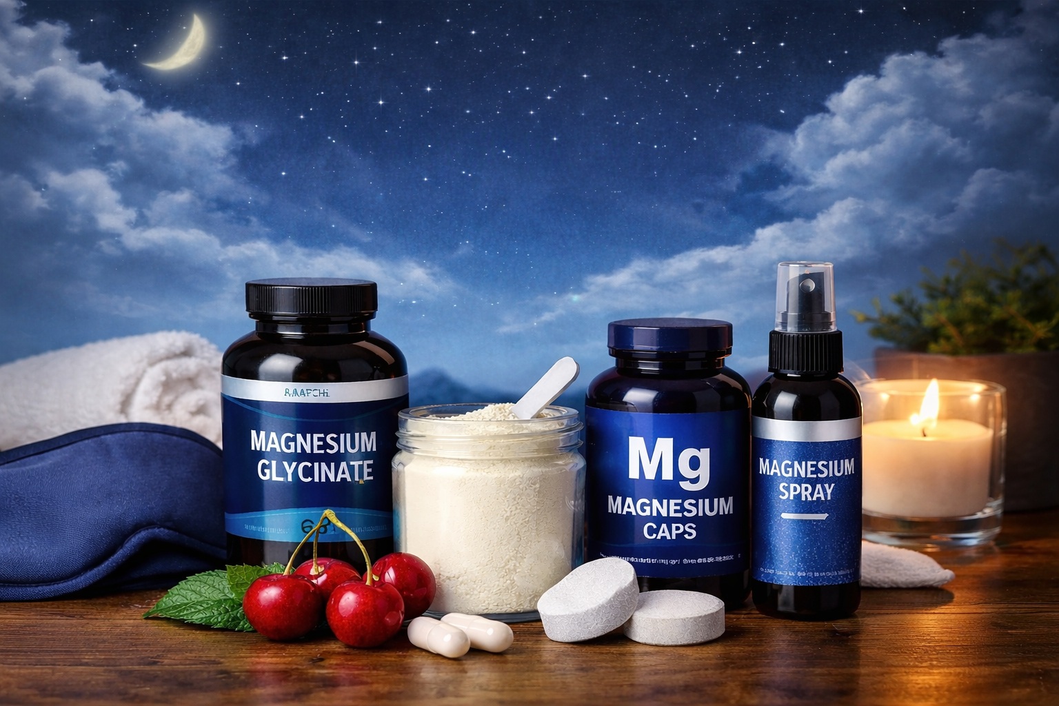 best magnesium supplements for sleep and recovery including powder, capsules, and spray